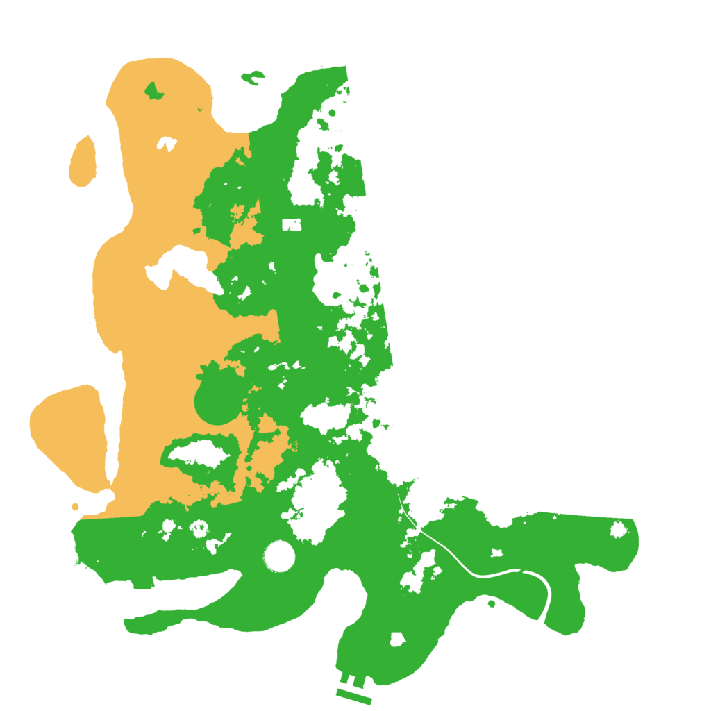 Biome Rust Map: Procedural Map, Size: 4000, Seed: 301819620