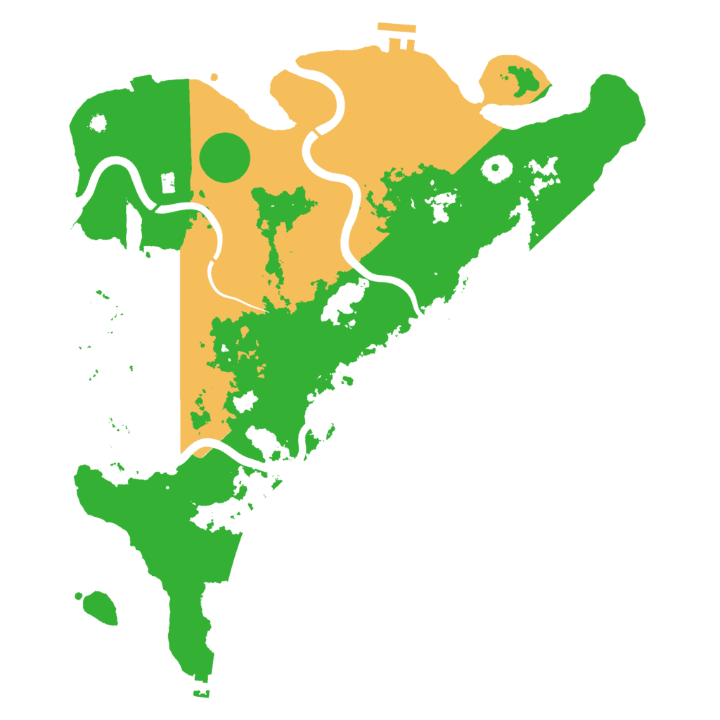 Biome Rust Map: Procedural Map, Size: 3800, Seed: 1774183025