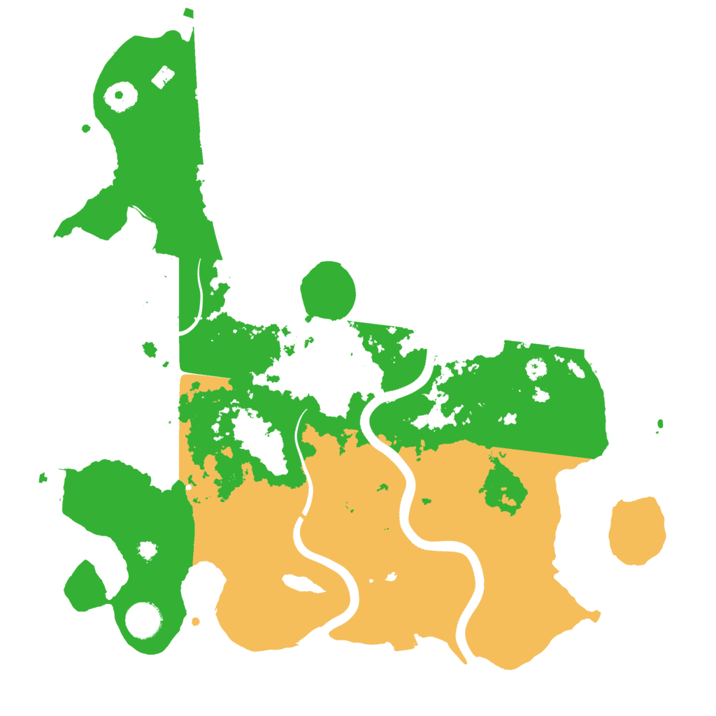 Biome Rust Map: Procedural Map, Size: 3500, Seed: 642314942