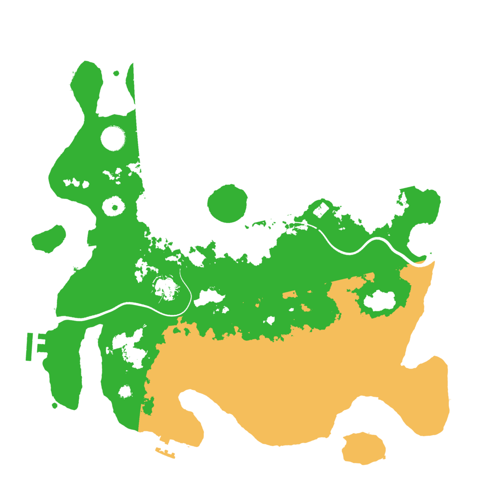 Biome Rust Map: Procedural Map, Size: 3600, Seed: 216206276