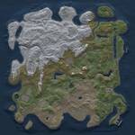 Thumbnail Rust Map: Procedural Map, Size: 4500, Seed: 512332, 15 Monuments
