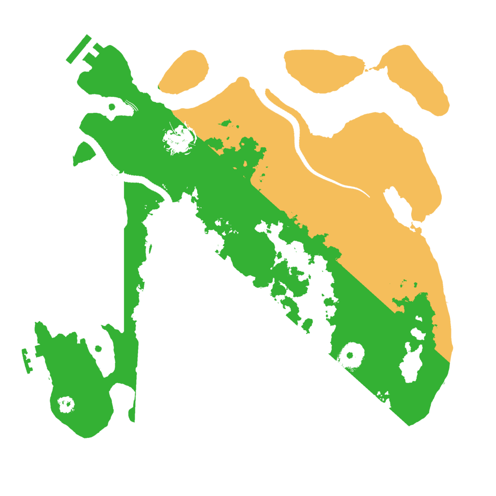 Biome Rust Map: Procedural Map, Size: 3000, Seed: 1388005260