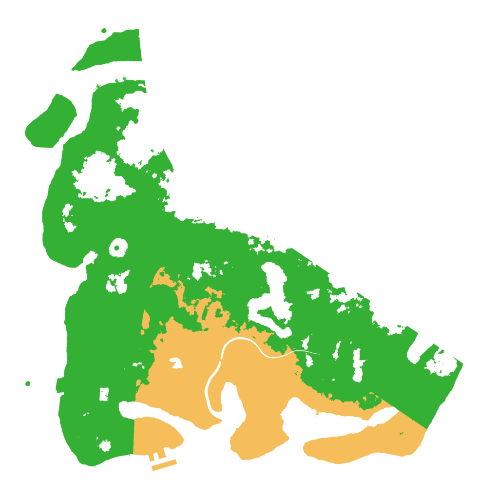 Biome Rust Map: Procedural Map, Size: 4000, Seed: 887880810