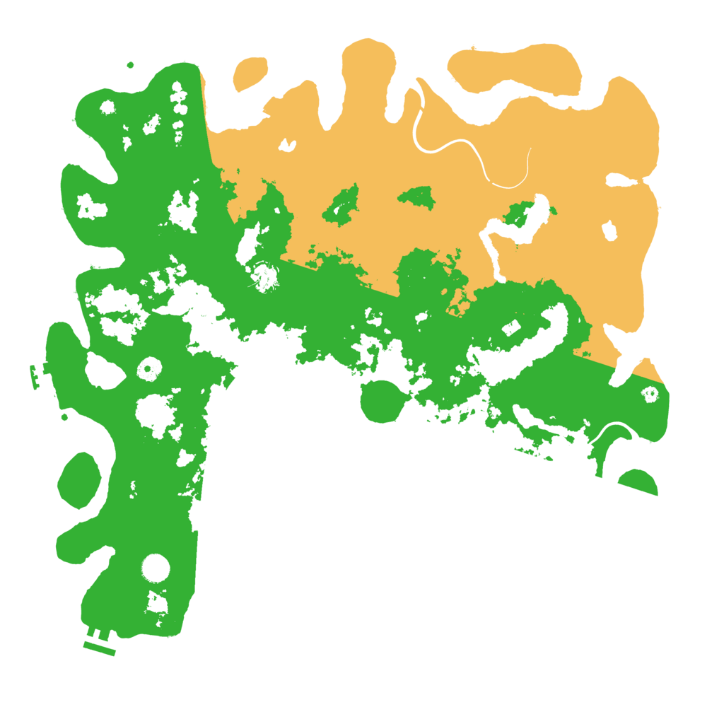 Biome Rust Map: Procedural Map, Size: 4500, Seed: 2130153947