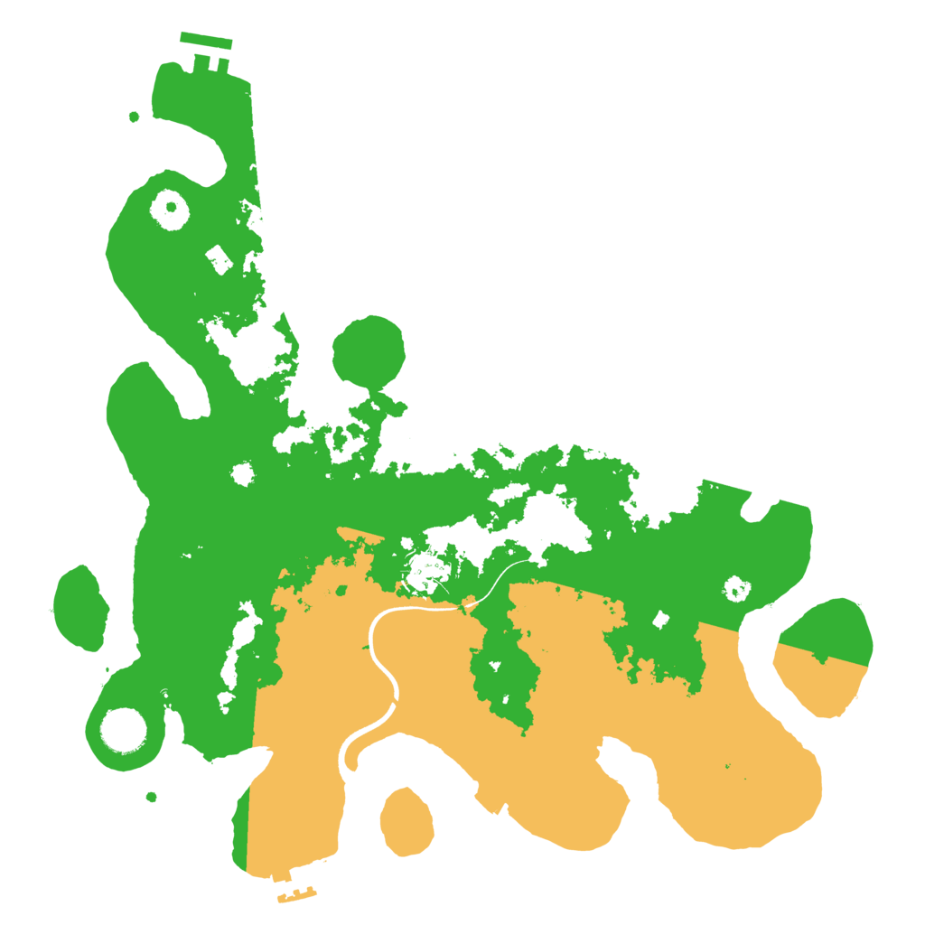 Biome Rust Map: Procedural Map, Size: 3600, Seed: 440912821