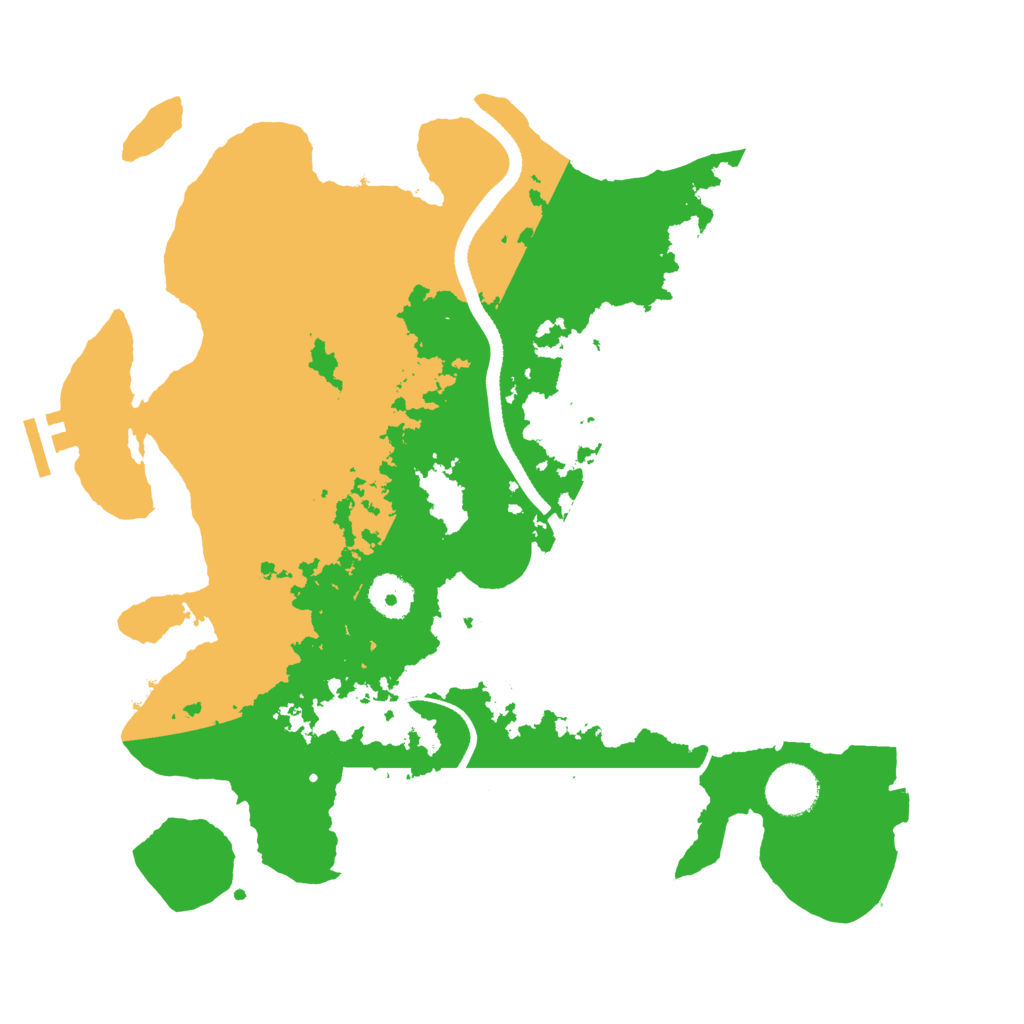 Biome Rust Map: Procedural Map, Size: 3500, Seed: 307583643