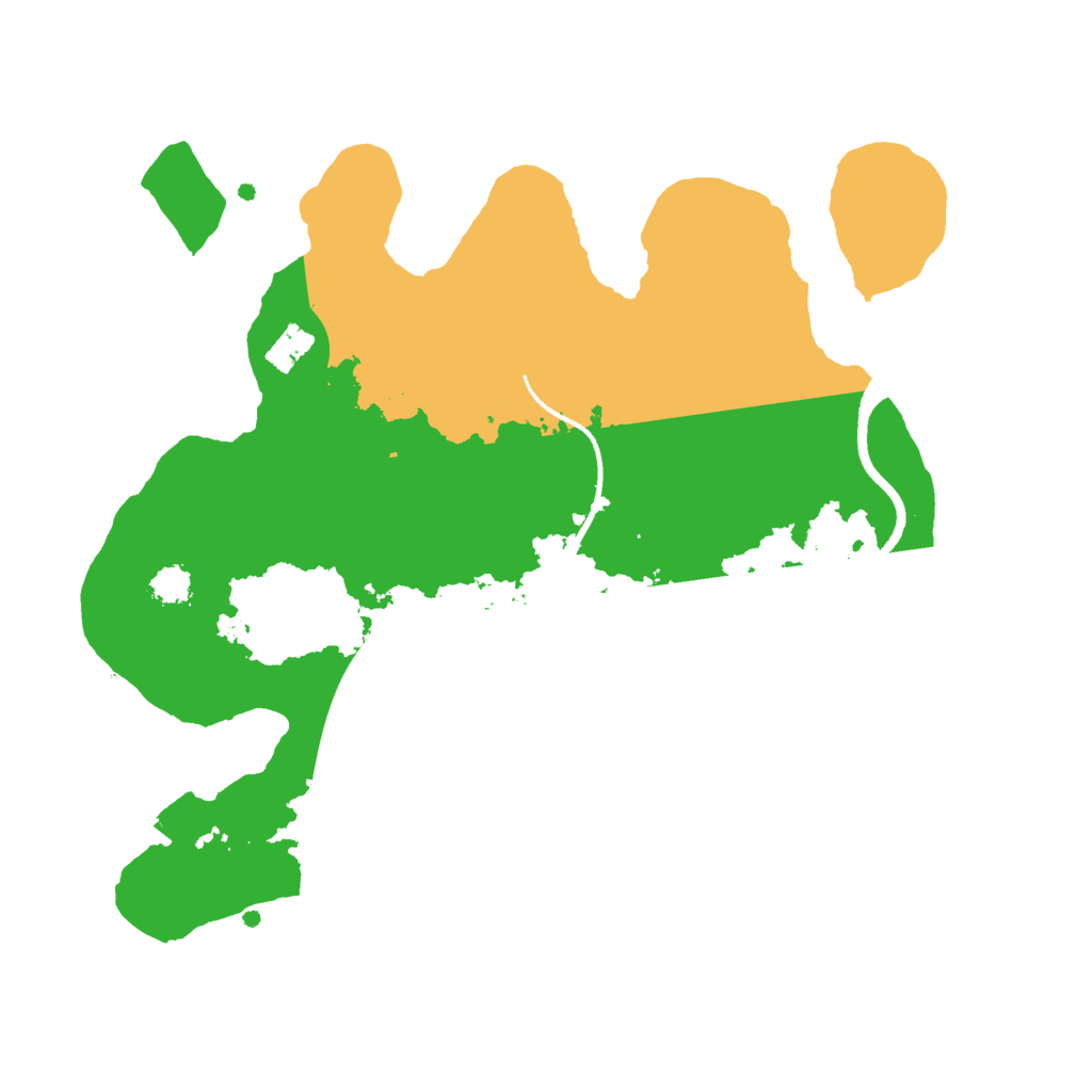 Biome Rust Map: Procedural Map, Size: 2500, Seed: 21042042