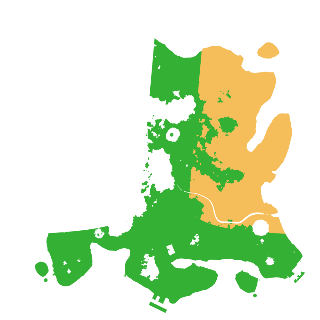 Biome Rust Map: Procedural Map, Size: 3500, Seed: 1941620425