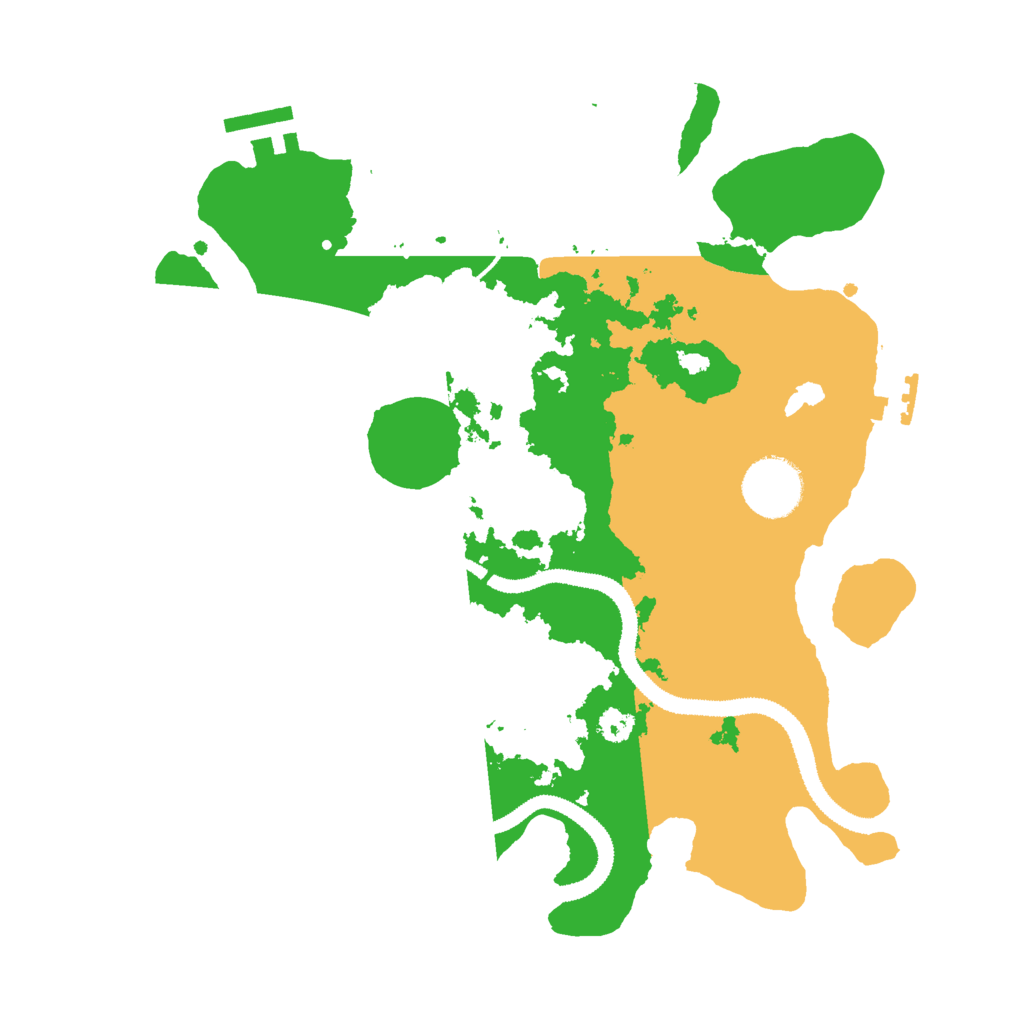 Biome Rust Map: Procedural Map, Size: 3000, Seed: 2075991820
