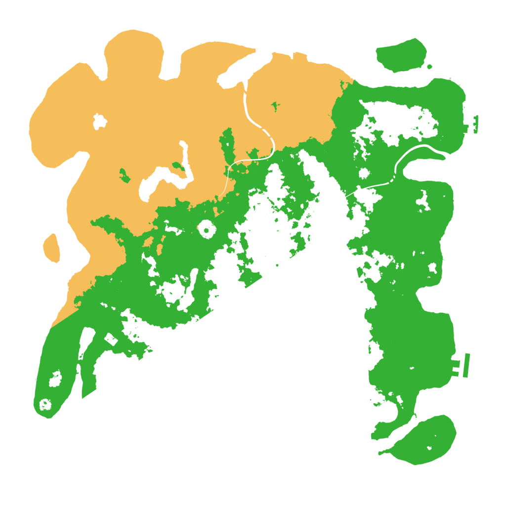 Biome Rust Map: Procedural Map, Size: 4250, Seed: 996032192