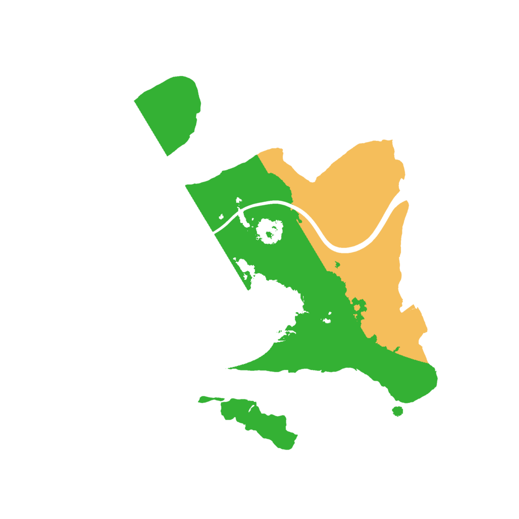 Biome Rust Map: Procedural Map, Size: 2000, Seed: 912143284
