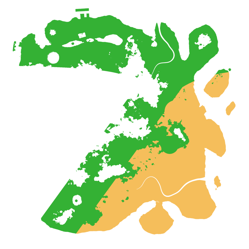 Biome Rust Map: Procedural Map, Size: 3750, Seed: 1912482863