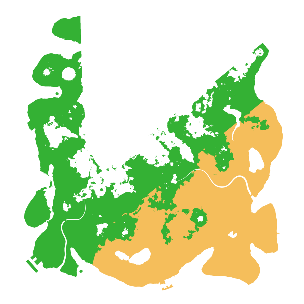 Biome Rust Map: Procedural Map, Size: 4000, Seed: 2305