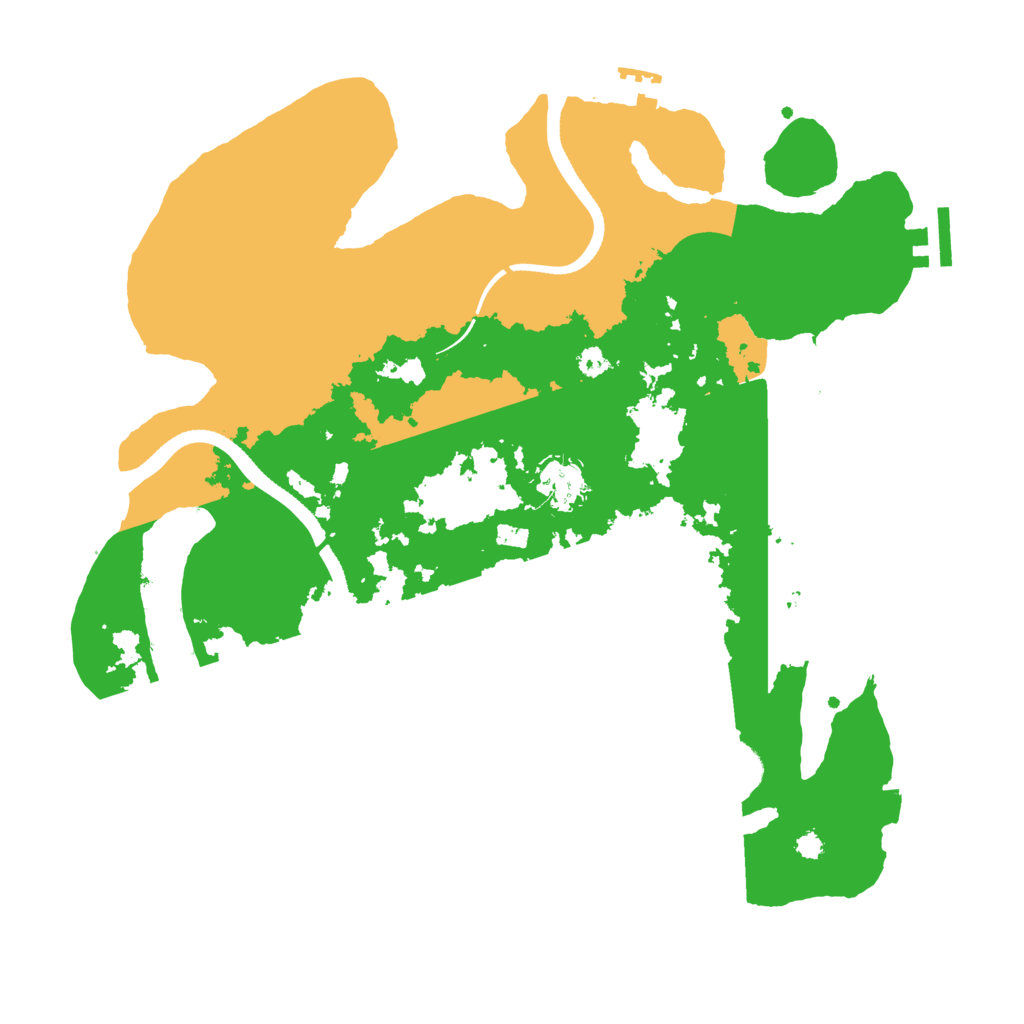 Biome Rust Map: Procedural Map, Size: 3500, Seed: 58108689