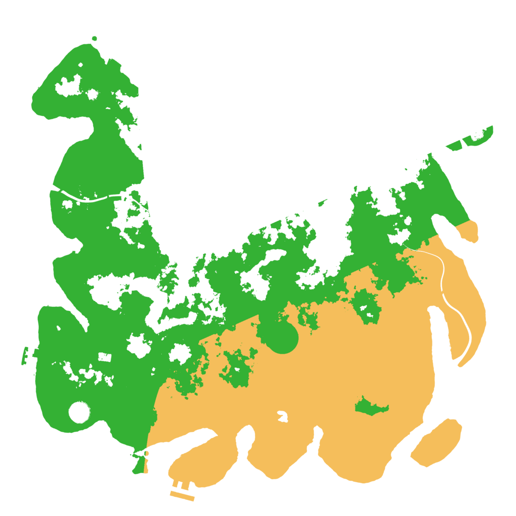 Biome Rust Map: Procedural Map, Size: 4250, Seed: 148841887