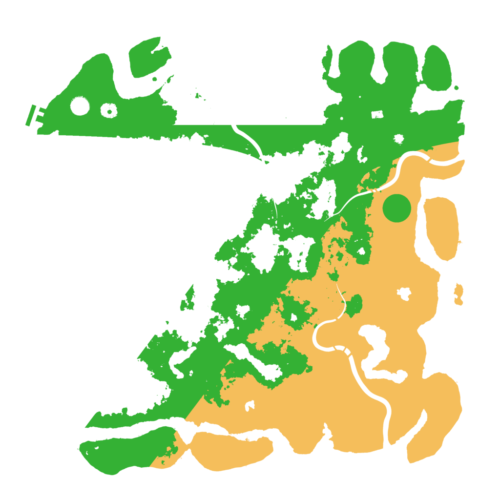 Biome Rust Map: Procedural Map, Size: 4650, Seed: 1485760186