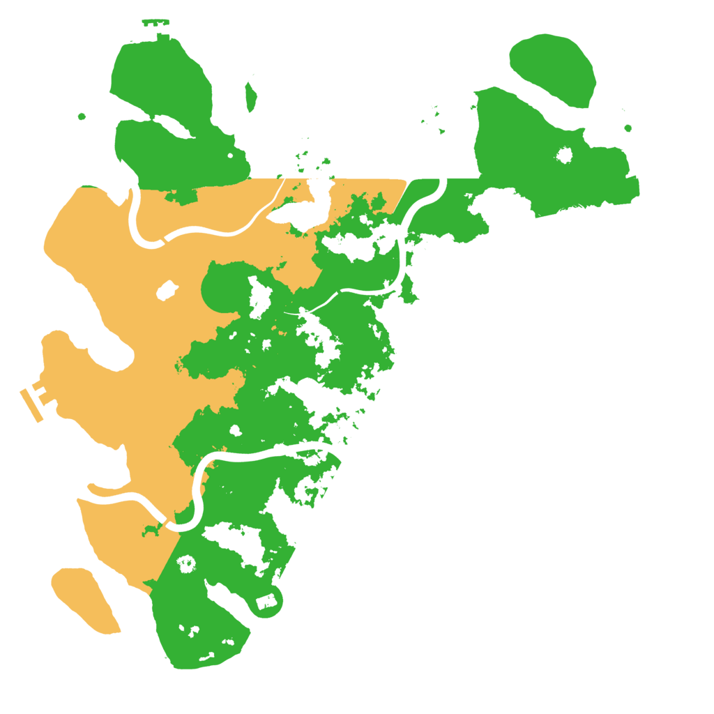 Biome Rust Map: Procedural Map, Size: 4000, Seed: 4482