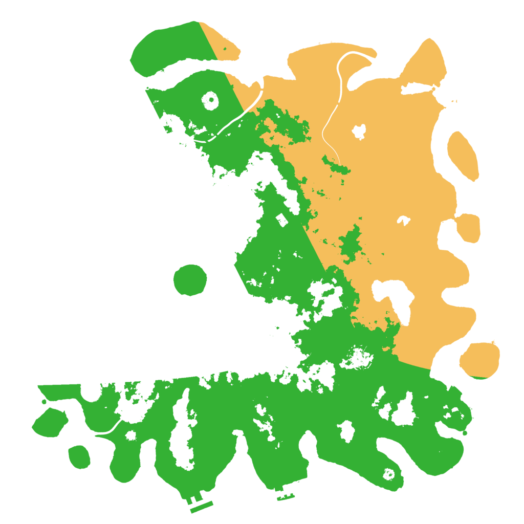 Biome Rust Map: Procedural Map, Size: 4500, Seed: 1880024278