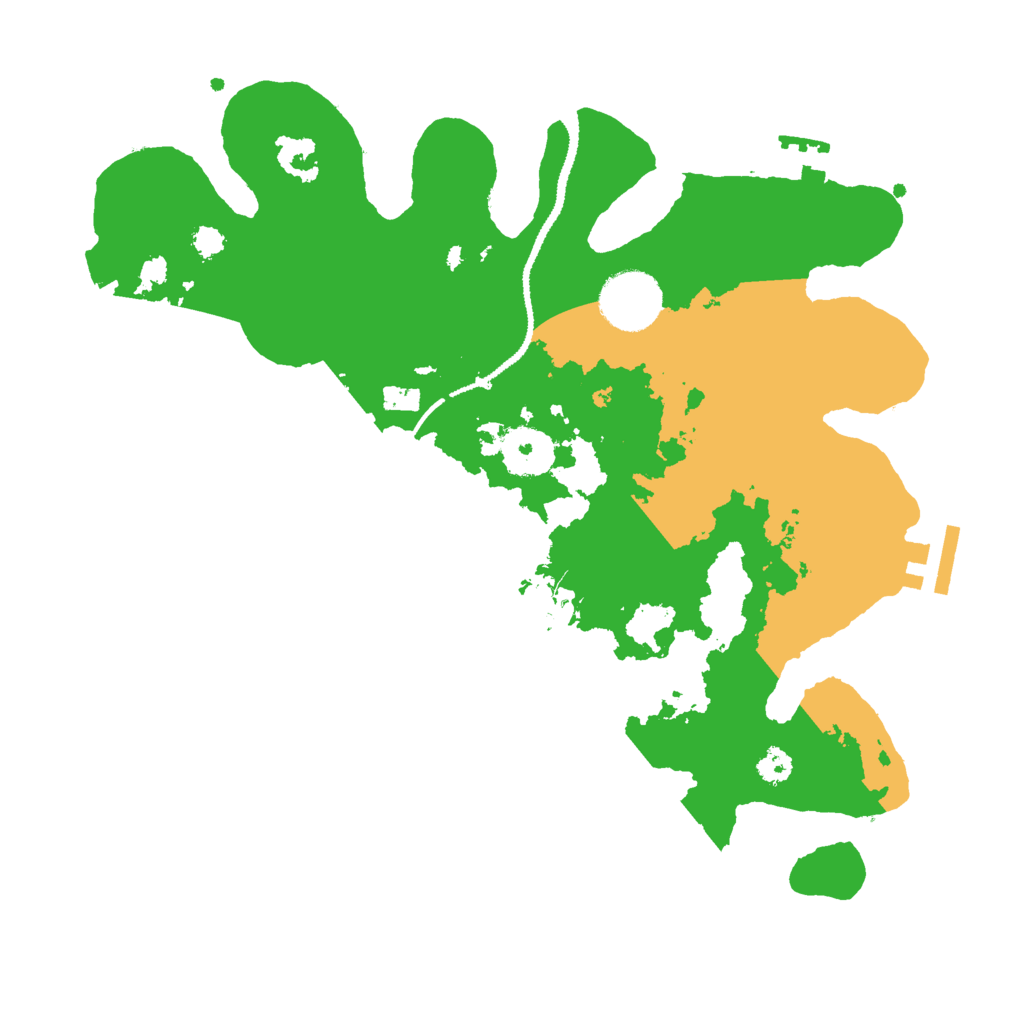 Biome Rust Map: Procedural Map, Size: 3000, Seed: 1885443615