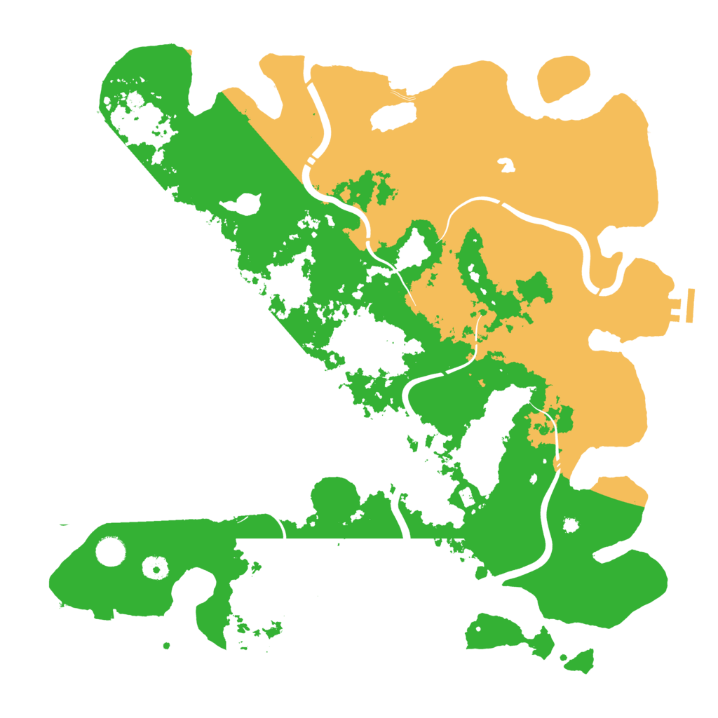 Biome Rust Map: Procedural Map, Size: 4250, Seed: 1612960314