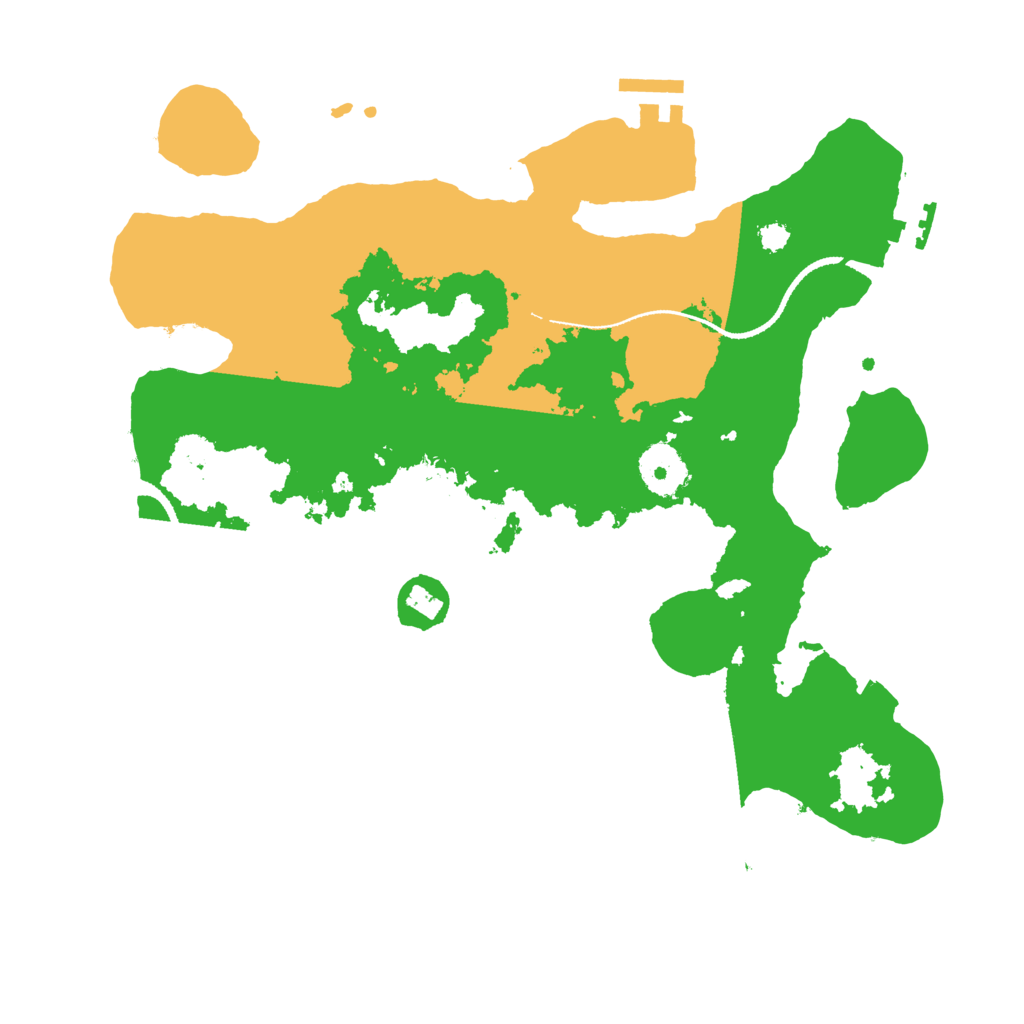 Biome Rust Map: Procedural Map, Size: 3200, Seed: 1913592665