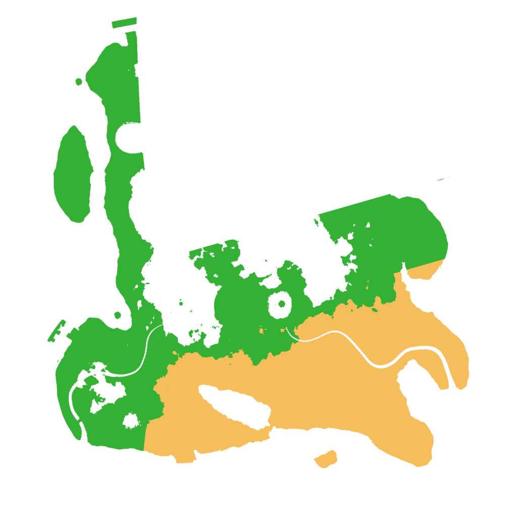 Biome Rust Map: Procedural Map, Size: 3000, Seed: 83375