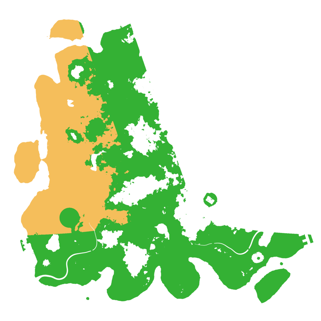 Biome Rust Map: Procedural Map, Size: 4250, Seed: 157760327
