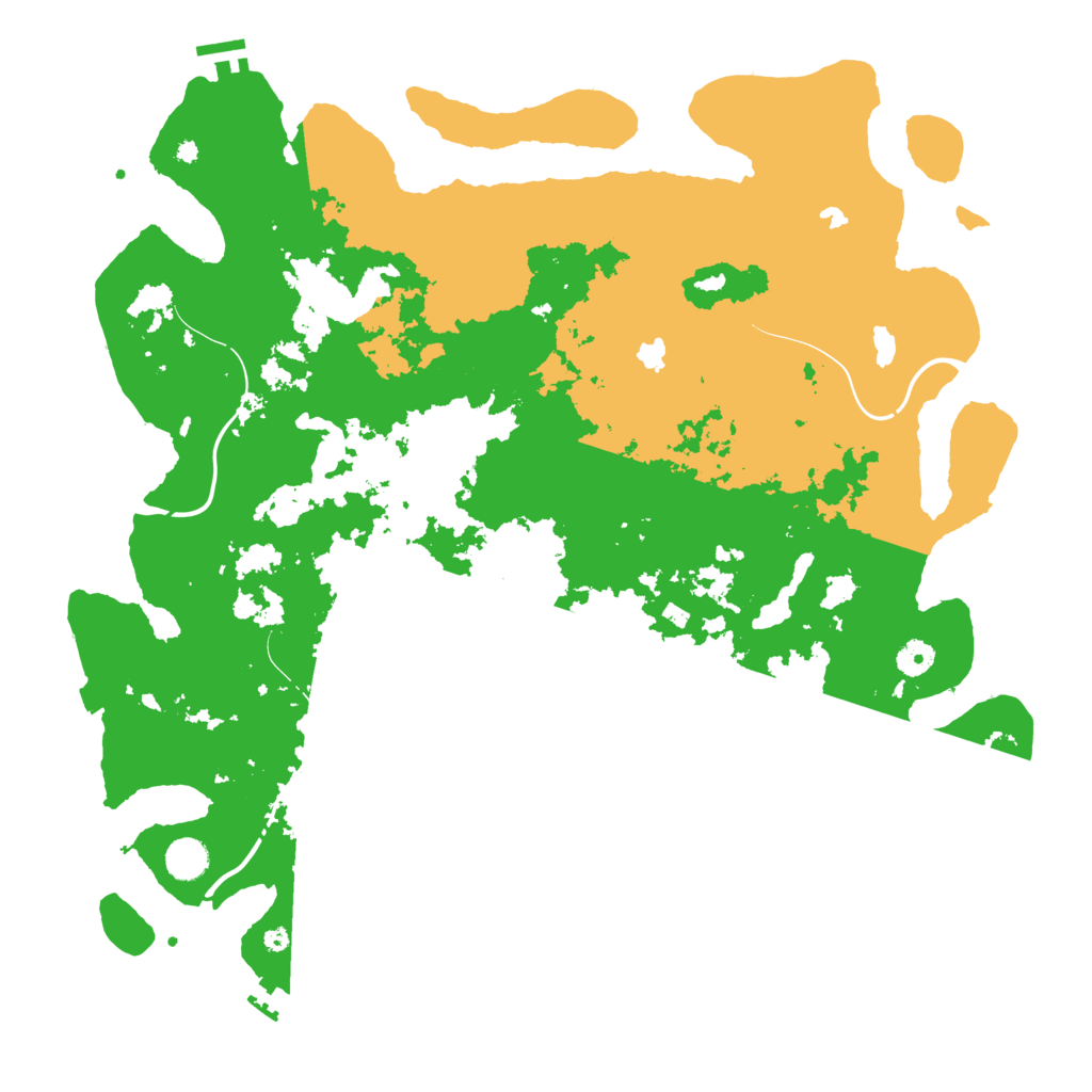Biome Rust Map: Procedural Map, Size: 4500, Seed: 223065395