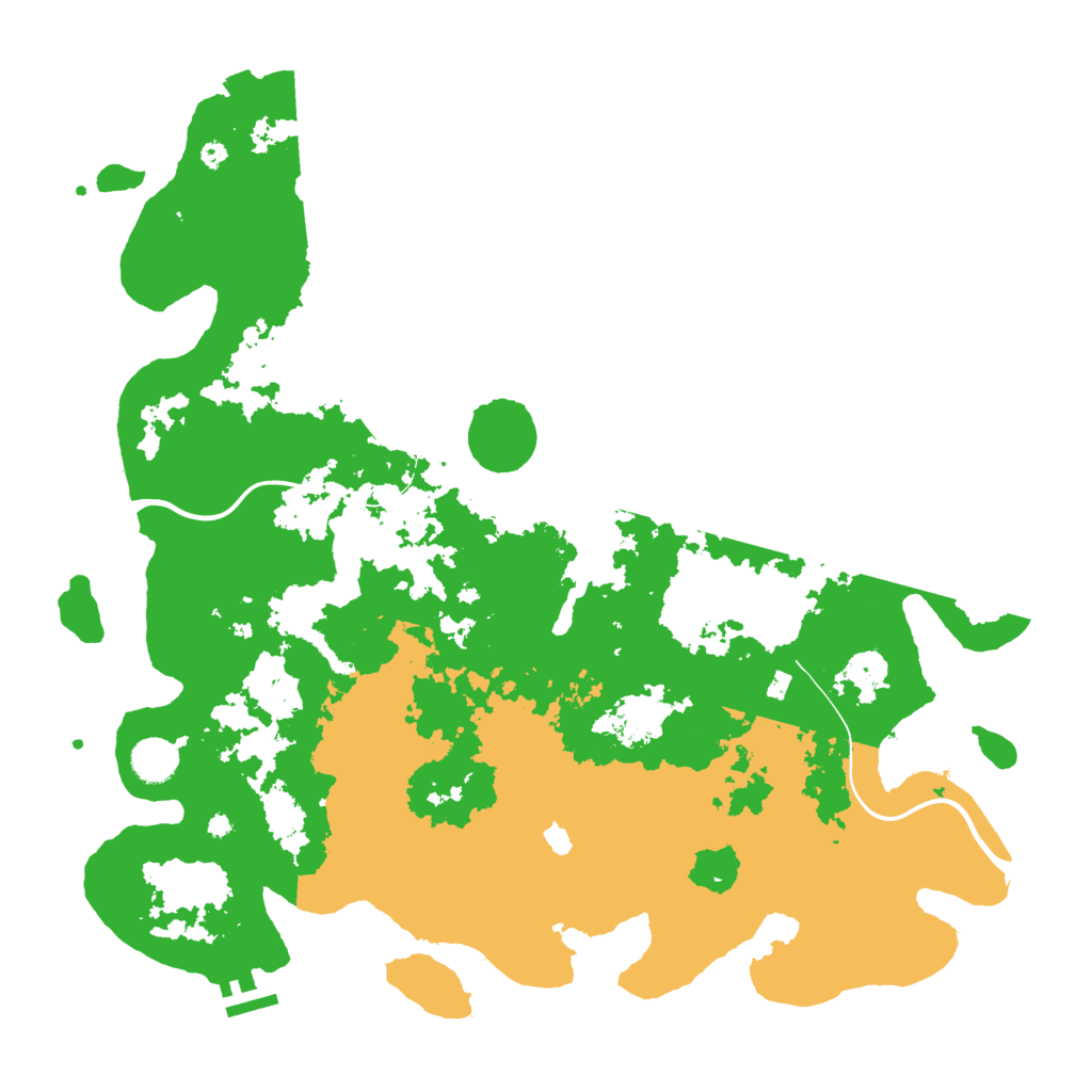 Biome Rust Map: Procedural Map, Size: 4200, Seed: 589853709
