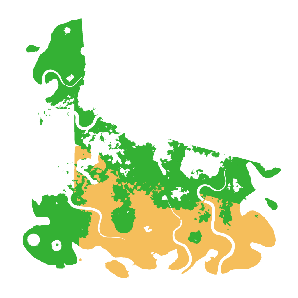 Biome Rust Map: Procedural Map, Size: 4200, Seed: 589853709