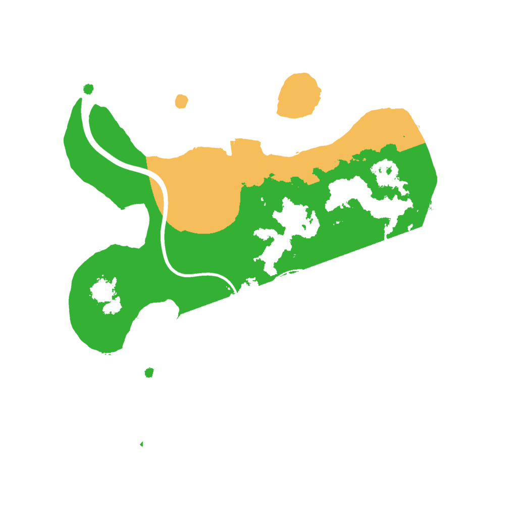 Biome Rust Map: Procedural Map, Size: 2000, Seed: 54164