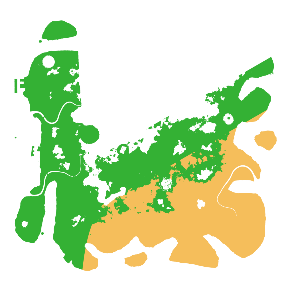 Biome Rust Map: Procedural Map, Size: 4200, Seed: 885984714