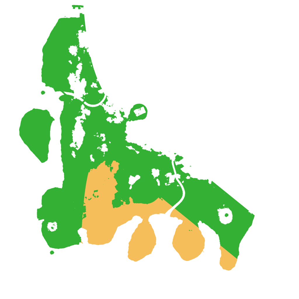 Biome Rust Map: Procedural Map, Size: 3000, Seed: 1272858839