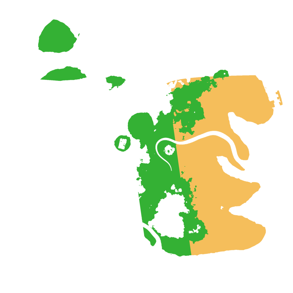 Biome Rust Map: Procedural Map, Size: 3000, Seed: 1634349221