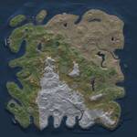 Thumbnail Rust Map: Procedural Map, Size: 4500, Seed: 474105403, 15 Monuments