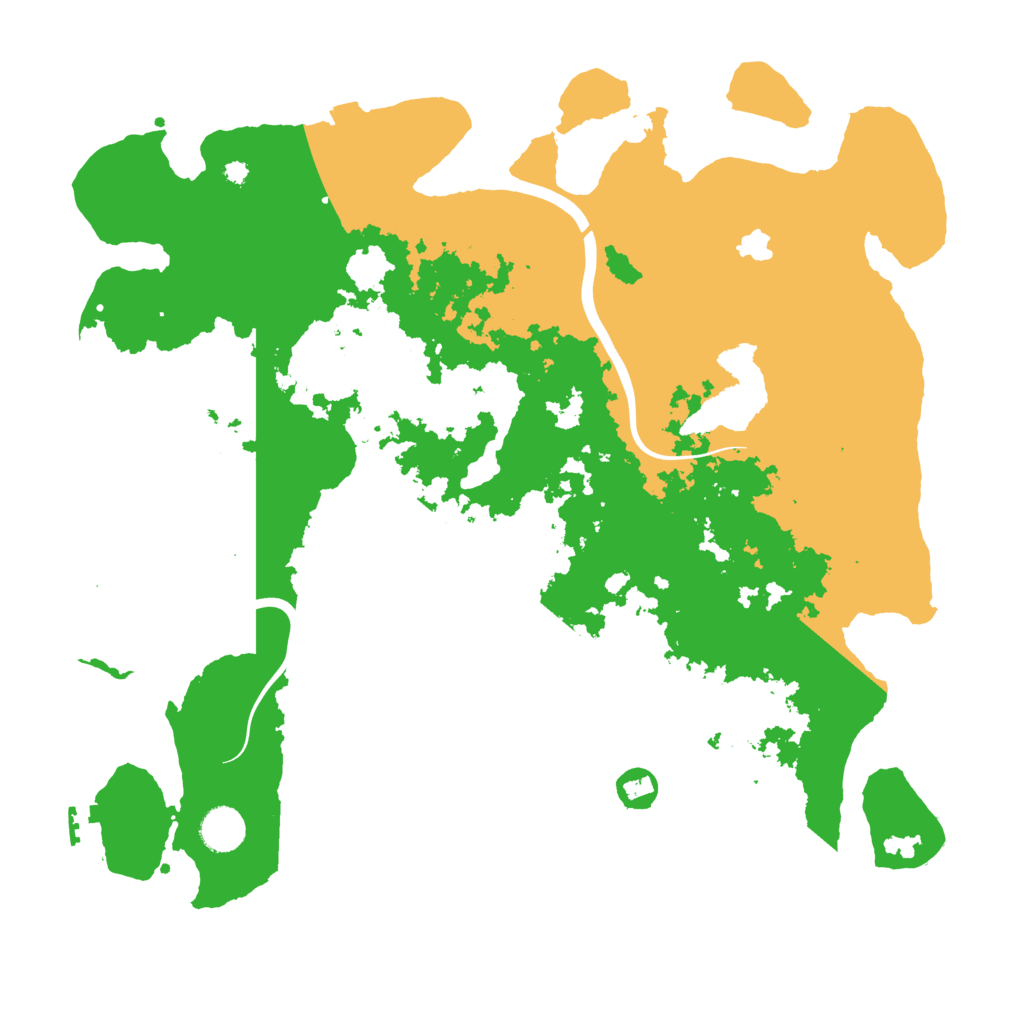 Biome Rust Map: Procedural Map, Size: 4000, Seed: 87347279