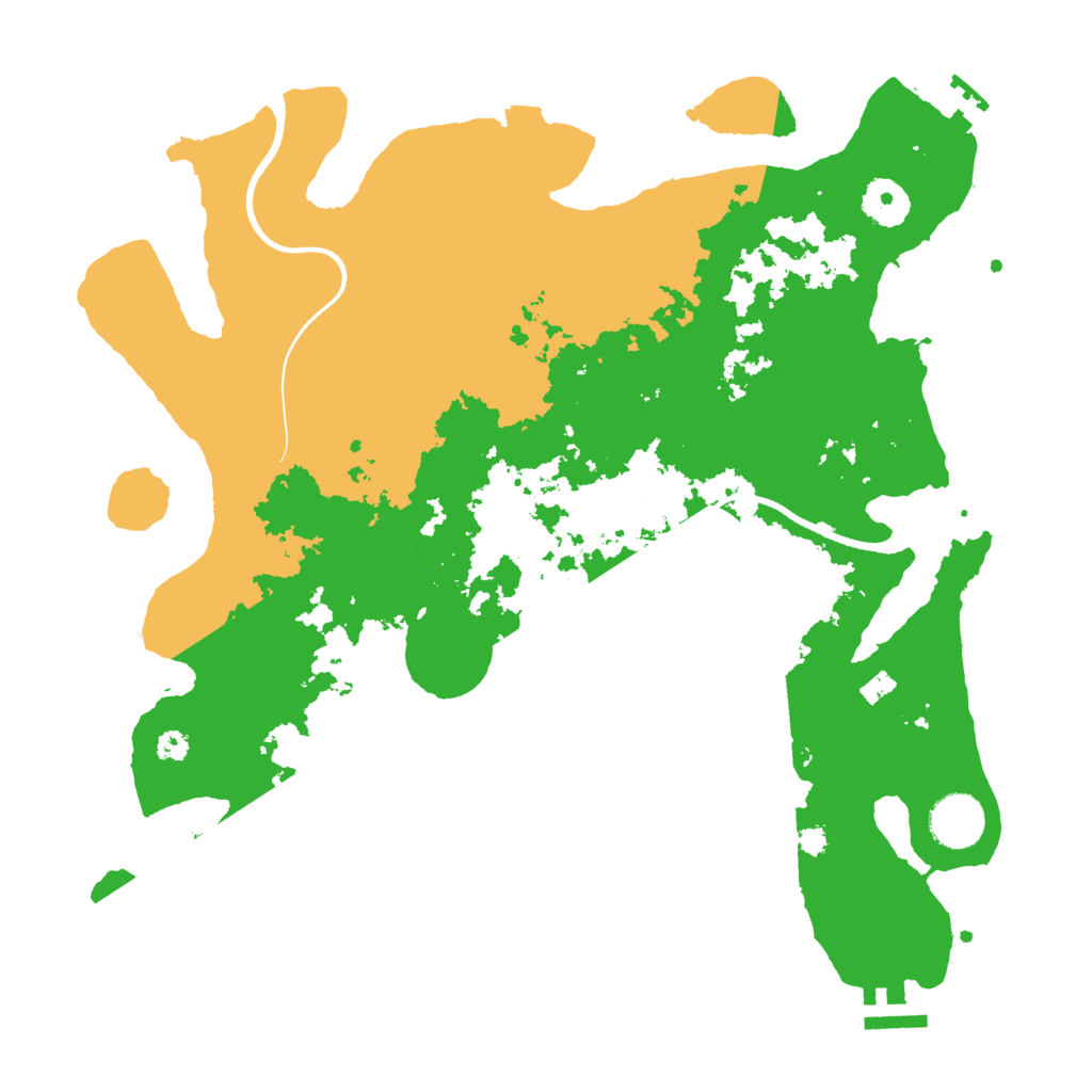 Biome Rust Map: Procedural Map, Size: 3500, Seed: 1428232798