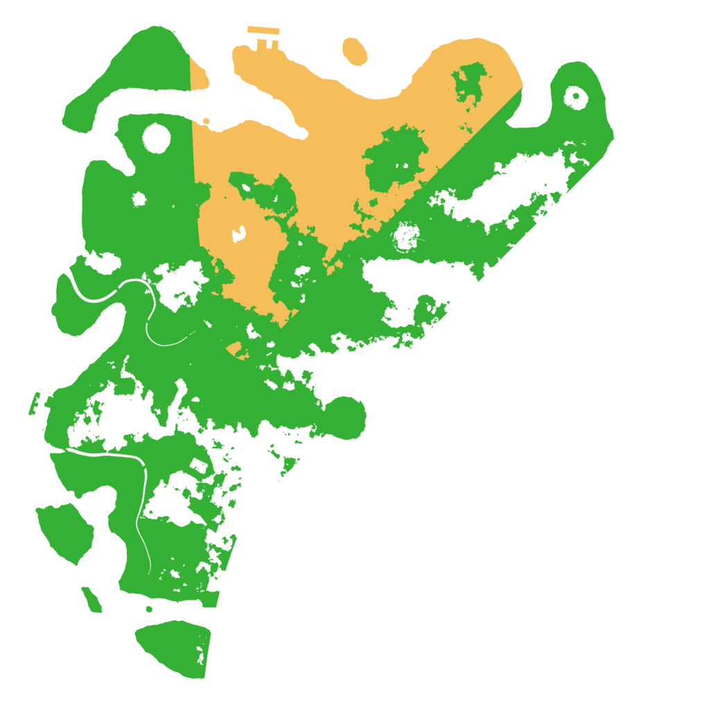 Biome Rust Map: Procedural Map, Size: 4500, Seed: 373237710