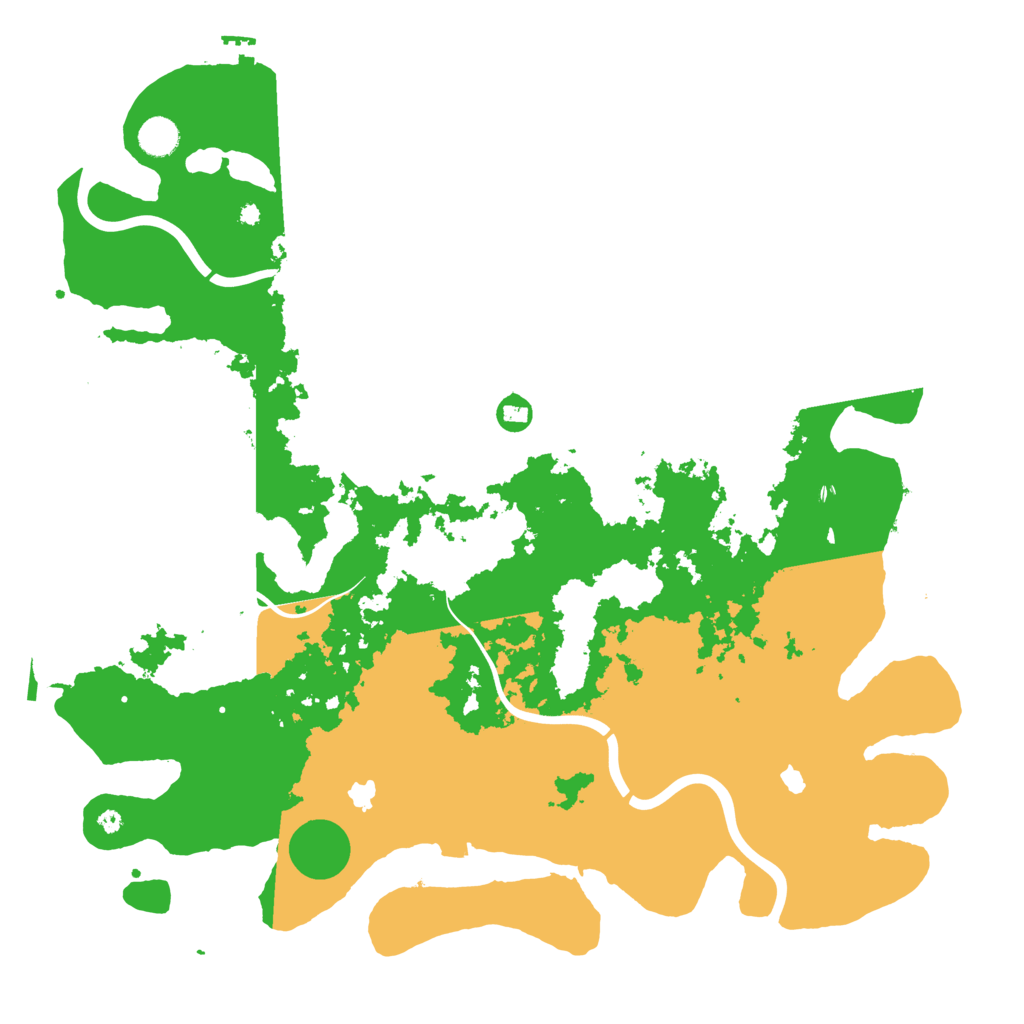 Biome Rust Map: Procedural Map, Size: 4500, Seed: 69702939