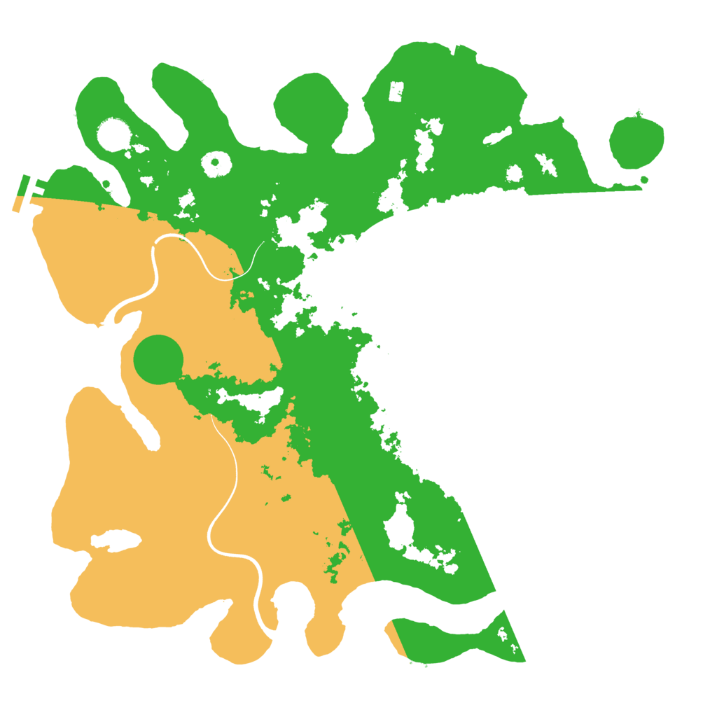 Biome Rust Map: Procedural Map, Size: 3800, Seed: 118649