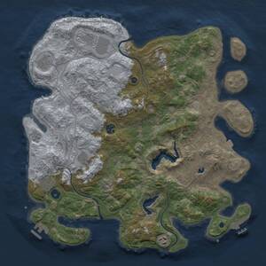 Thumbnail Rust Map: Procedural Map, Size: 4250, Seed: 1920623674, 14 Monuments
