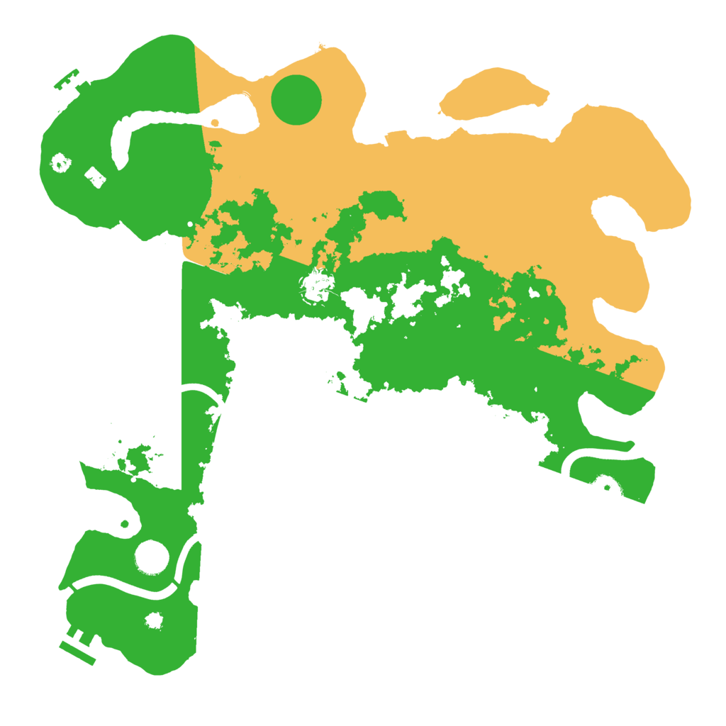 Biome Rust Map: Procedural Map, Size: 3800, Seed: 504171715