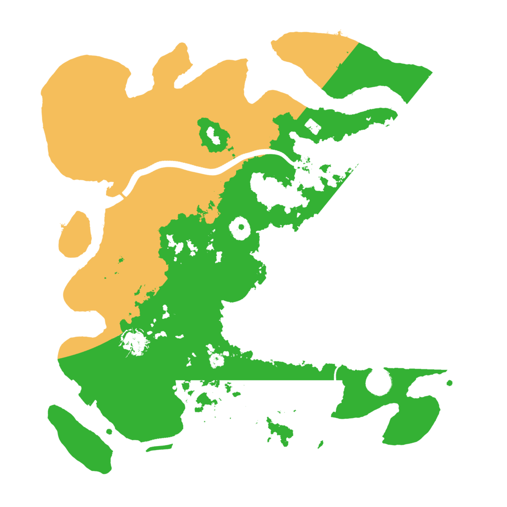 Biome Rust Map: Procedural Map, Size: 3500, Seed: 198866893