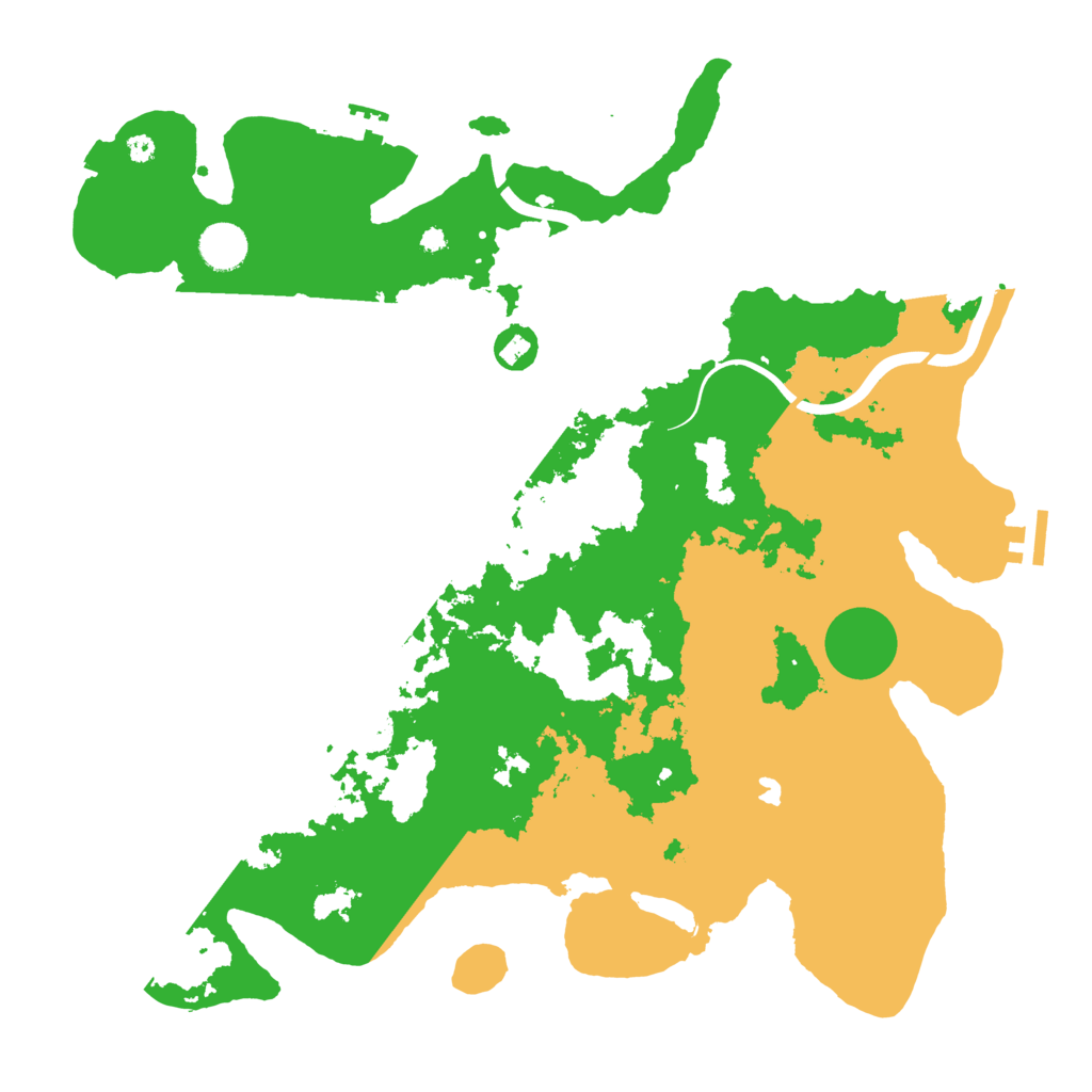 Biome Rust Map: Procedural Map, Size: 4000, Seed: 1041945701