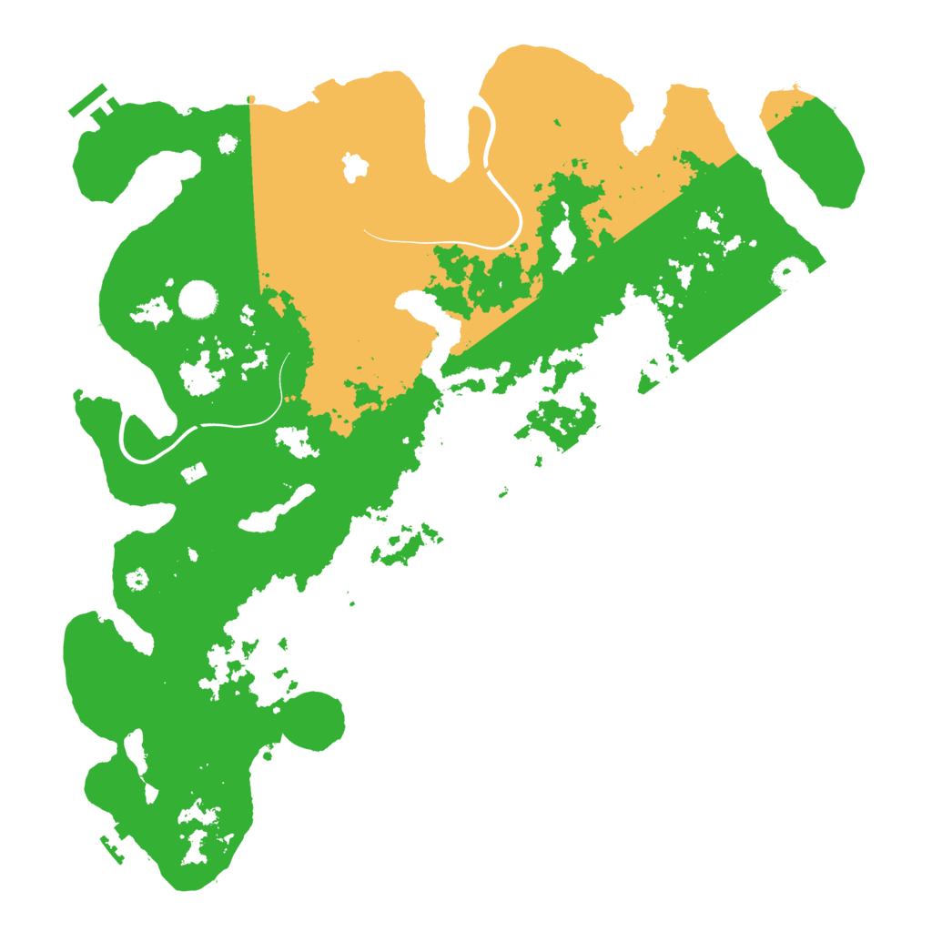 Biome Rust Map: Procedural Map, Size: 4250, Seed: 5744334