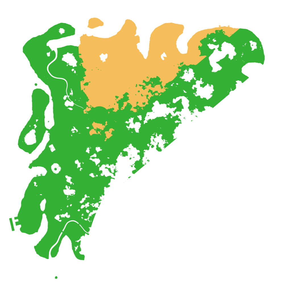Biome Rust Map: Procedural Map, Size: 4500, Seed: 7163015