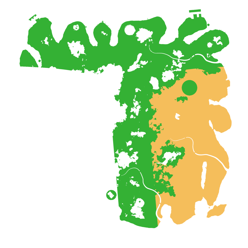 Biome Rust Map: Procedural Map, Size: 4250, Seed: 189342