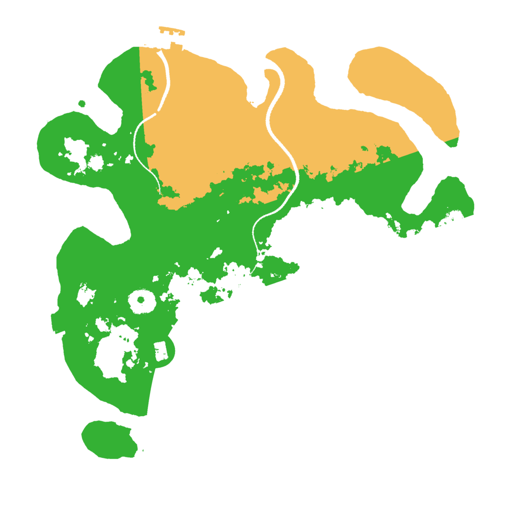 Biome Rust Map: Procedural Map, Size: 3000, Seed: 120617737