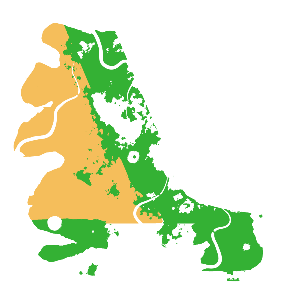 Biome Rust Map: Procedural Map, Size: 3700, Seed: 998147