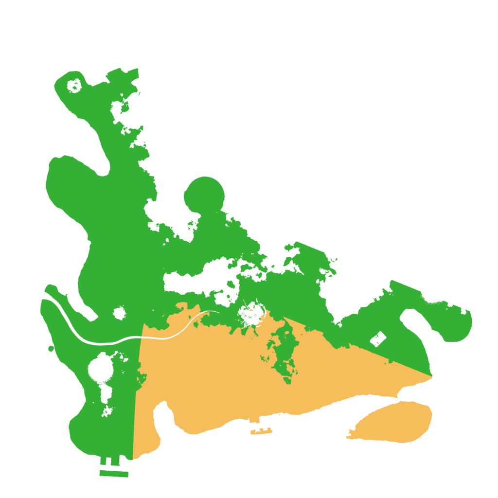 Biome Rust Map: Procedural Map, Size: 3500, Seed: 325908976